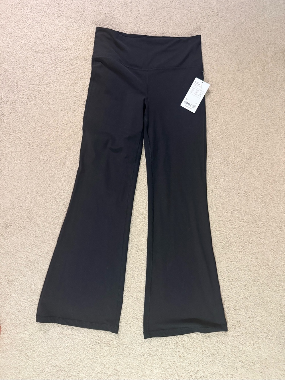 Athleta Black Flared Yoga Pants
